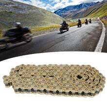Motorcycle Chain Replacement for FT150 RC150 Steel 428x126H Black Coated Wear Resist Motorcycle Drive Chain - Dorado - Ver 6
