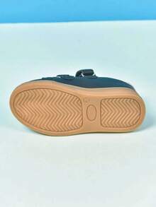 1 Pair Kids Heart Print Flat Double Strap Casual Wear Non-Slip Athletic Flat Shoes - Pink - View 6