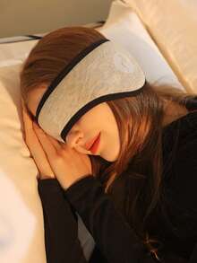 1pc Sleep Soundproof Ear Muffs, AdiustableMagic Tape Eye Mask, With Earplugs For NoiseBlocking Without Pressing Ears, Suitable ForSleeping,Napping,And Night Use ThroughoutThe Year. 2 Pcs (One Eye Mask + One Pair Of Earplugs) Reduces NoiseAnd Includes Earplug Sleep Mask -Made Of Soft, AdjustablePolyester Material, Suitable For Travel And Home Use, NoBatteries Required, Provides All Year Round - Multicolor - View 4