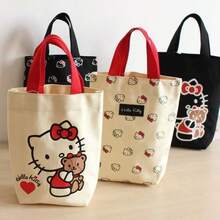 SANRIO 1个办公人员便携手提袋，帆布水桶包，可爱水桶午餐包，妈妈户外手提包 - 彩色 - 查看 19