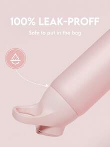 Meoky 24oz Stainless Steel Insulated Water Bottle With Straw And Handle, Double Wall Vacuum Sealed Design, Leak-Proof, Suitable For Cold & Hot Drinks, Ideal For Sports, Travel, Office, School And Gifting - Pink - View 7