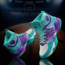 New Basketball Shoes For Men, Non-Slip, Wear-Resistant, Comfortable, Breathable, Casual Shoes For Teenagers And Students - Moonlight - View 3