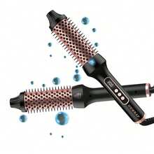 UKLISS 圣诞特别版多功能电动卷发梳 – 陶瓷加热造型梳，采用双PTC技术 | 快速加热，防烫设计，温暖的冬季礼物，送给女性、妈妈和女朋友 - 美規A型插(110-127V) - 查看 15