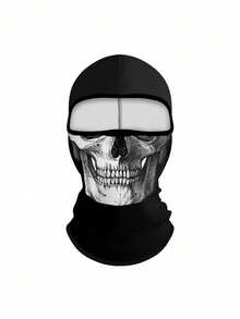 1pc Or 2pcs Unisex Balaclava Face Mask, Ski Mask, Motorcycle Neck Warmer, Climbing Headwear, Halloween Skeleton Full Finger Gloves, Suitable For Outdoor Travel And Halloween Costume - Multicolor - View 14