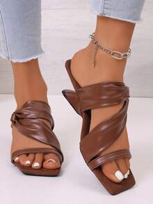 2026新款轻便时尚不对称高跟凉鞋