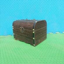 1pc Vintage Wooden Box, Coin Storage Jar, Gift Box, Suitable For Housewarming, Birthday, Christmas, Graduation Parties And Events, Can Be Used For Party Storage, Decor, Or Best Friend/Boyfriend Gifts, Valentine's Gifts - Black - View 9