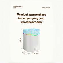 2L Large Capacity 3-Nozzle Humidifier With USB Aroma Diffuser Function, Suitable For Indoor Decoration. The 3-Nozzle Design Provides Abundant Mist To Maintain Humidity And Bring Fresh Air. Applicable For Bedroom, Car, Living Room, Study, Etc. - Multicolor - View 5