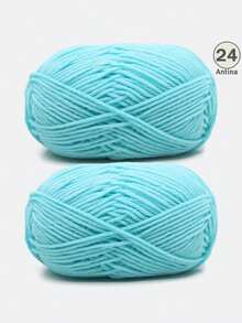 1/2支 5股混色乳白色腈纶纱线，50克/支，柔软多用途，中等粗细的乳白色纱线 - 非常适合手工编织、手工织造、DIY工艺品，可用于DIY钩编包、手提袋、围巾、帽子、毛衣、衣服、拖鞋、鞋子、玩偶、靠垫、钩编毯子、手工钩编项目、DIY小礼物、情人节礼物。