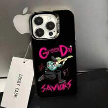 Funda para teléfono G-Green Day Band para 17,16,15,14,13,12,11,Pro,Max,Plus, cubierta mate negra a prueba de golpes - Z4 - Ver 11