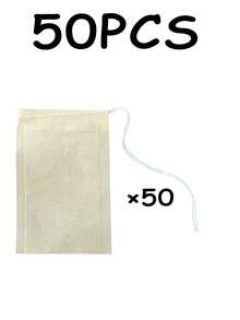 100个/50个/30个/20个/10个装茶包过滤袋，茶滤袋，泡茶袋。每个茶包都设计有拉绳，方便灌装、密封和取出，无需清洗金属茶漏。适用于冲泡茶叶、咖啡、香草、香料、泡脚，或存放木炭，为您的日常生活增添价值。 - 彩色 - 查看 9