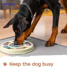 Upgraded Version Dog Puzzle Toys, Interactive Training Funny Dog Toy, Puppy Food Puzzle Game Feeder, Anti-Slip Pet Treat Dispenser, Slow Feeding Aid Pets Digestion Gift For Puppy, Medium Large Dogs - Green - View 2