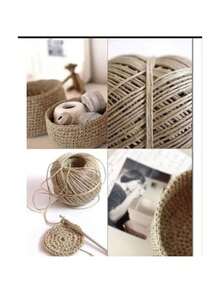 Sisal Rope Roll, Natural Twine, 1mm, 3mm And 4mm Thickness, Ready For Use In Crafts, Invitations, Decoration And More. - 1mm - ROLO 60METROS - View 7