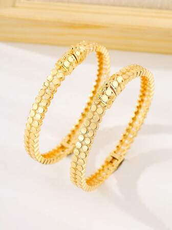 Guldarmband - Elegant och lyxigt damarmband, lämpligt för vardagsbruk, festliga tillfällen, bröllopssmycken och gåva