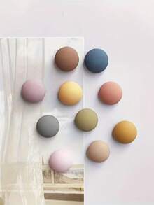 10 Stück süße Kawaii Kühlschrankmagnete - Pastellfarben & neutrale Töne Aufkleber (Rosa, Beige, Blau, Grün, Braun, Grau, Rot, Weiß) - Kunststoff Whiteboard Magnete, geeignet für Notizen, Fotos, Kühlschrank, Pinnwand und Haustiermarken, ideales Geschenk - Verschiedenfarbig - Übersicht 8