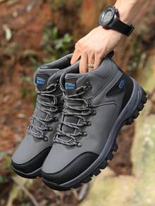 男士高帮户外徒步鞋、防水登山鞋、运动鞋、耐磨建筑工作鞋、安全鞋、靴子