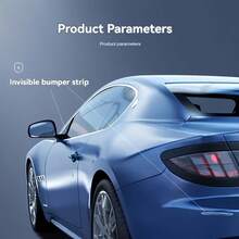 Universal Carbon Fiber Rubber Bumper Protector, Applicable To Front And Rear Bumper Corners, Anti-Scratch And Impact Protection Accessory, Easy To Install, Enhance Driving Safety, Modern Car Exterior Protection Kit - One Size - View 6