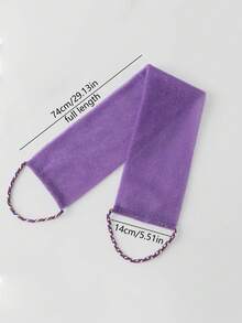 Foam Bath Towel, Drawstring Design, Nylon Drawstring Bath Towel, Oblong Shape, Suitable For Bathing, Sauna, Back Scrubbing, Rich Foam, Quick Stain Removal, Soft Back Scrub Towel