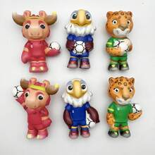 1 pieza Juguete apretable del mascota del Mundial 2026, Mercancía del Mundial, Regalo perfecto para festivales, cumpleaños, regalo interesante - Multicolor - Ver 8