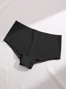 5pcs/Pack Women's Seamless High Elasticity Hipster Panties - Black - View 3