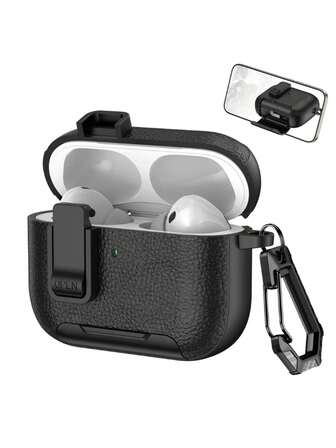 כיסוי לאוזניות Air P Ods Pro 3(2025)/Air P Ods 4/4(ANC), תואם לאוזניות Pro דור שני (2022-2024) (USB-C), כיסוי להגנה מפני נפילות עם תפס, כיסוי צבעוני