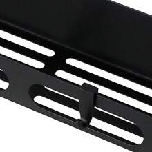 Living And Home Magnetic Fridge Spice Storage Rack Multi Pack Carbon Steel Iron Matte Black Space Saving Organizer - Style-a 2Pcs - View 8