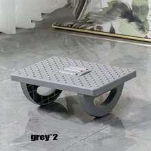 1pc Office Desk Footrest, Improves Sitting Posture And Provides Foot Support To Enhance Comfort And Relieve Fatigue. Elevating The Feet Can Relax Leg Muscles And Promote Blood Circulation By Massaging The Soles When Stepping On It. - Black - View 14