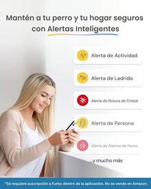 Furbo 360 °   [Nuevo] Cámara p/Mascotas 2K QHD – Desbloquea Funciones Inteligentes con Plan de Pago: Alertas de , Dispensador Rotatorio. (Suscripción Requerida,ínimo 3 Meses) 3DDZ - Dog Cam - Necesita suscripción In-App - Ver 4