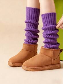 Women's Leg Warmers - 80s Ribbed Knit Long Leg Warmers, Suitable For Parties, Sports, Y2K Occasions, Comfortable And Warm - Multicolor - View 18