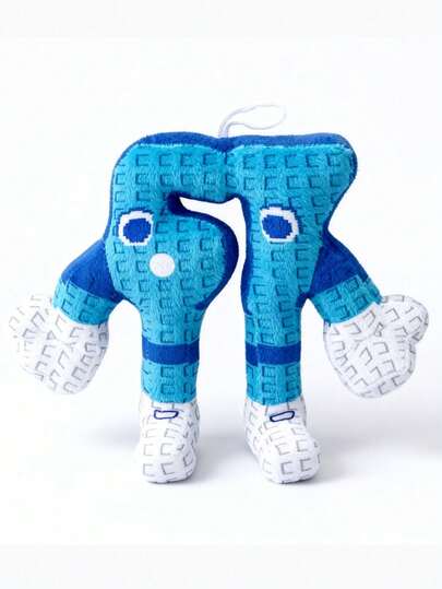 1 pieza Muñeco de peluche "Steal The Brainiac" de 8.6", Azul No.67, diseño elegante y único, brazos y piernas largos de color azul, muñeco de peluche, adecuado para decoración de habitación y sala de estar, creativo, regalo ideal para entusiastas del anime y los videojuegos, también un gran regalo para fiestas