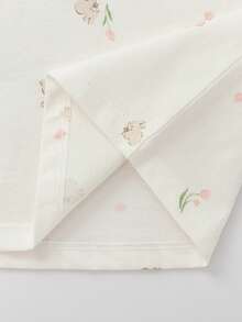 Balabala 2件装婴儿长袖T恤，柔软棉质面料，可爱休闲日常穿着 - 紅色調 - 查看 8