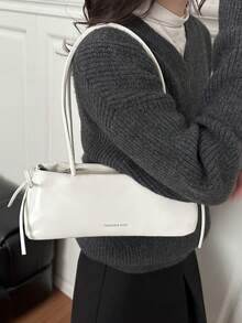 New Fashionable Leopard Print Handbag, Suitable For Parties, Outings, Vacations, Shopping And Daily Use, Can Store Coins, Phones, Also Suitable As A Work Bag For Office Ladies, College Students And Working Women, Elegant Ladies Bag - White - View 4