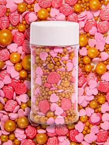 情人节甜点装饰、蛋糕装饰、混合尺寸、饼干装饰、冰淇淋、婚礼派对情人节生日装饰用品和工具，仅供装饰，不可食用