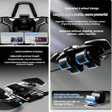 2026新款四轮自动伸缩腹肌轮，男士训练器，腹肌滚筒，家用健身器材，带手机支架和数字显示屏，经久耐用 - 彩色 - 查看 7