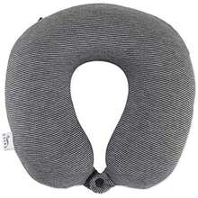 Bucky - Almohada de espuma viscoelástica para cuello(Raya Negra (Black Stripe) Una talla) - Multicolor - Ver 2