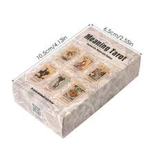 Beginner's Witch Tarot Card Learning Set, Includes Card Meaning Guide, Packaged In A Gold-Edged Metal Tin - Multicolor - View 10
