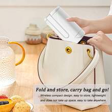 可折叠电动水泵，USB 充电，自动饮水机泵，适用于多种尺寸的瓶子，方便卫生的取水方式，适合家庭、办公室和户外使用