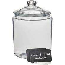 Anchor Hocking Hill Glass 0.5 Gallon Storage Jar, Set of 2(2 Gallon, Set of 1) - Multicolor - Ver 1