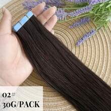 Tape In Hair Extension Human Hair Straight Invisible Tape In Human Hair Extension 2.5g/Pc 20pcs Natural Real Human Hair Tapes