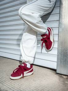 Puma Park Luna SD 女士板鞋低筒舒適休閒鞋輕便日常出行運動鞋 402510-06 - 紅色-雪白色 - 查看 2