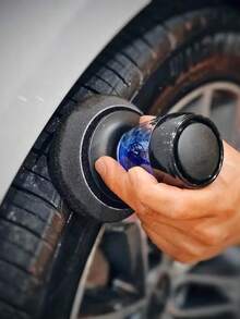 五合一汽车打蜡抛光工具套装 - 多功能涂抹器，适用于汽车漆面、玻璃、塑料内饰、划痕修复和涂层，不含蜡或液体，便携式汽车美容套装，汽车打蜡机，抛光打蜡工具 - 均碼 - 查看 4