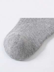 5 Pairs Girls Cute Bow Solid Over-The-Knee Socks, School Style Baby Long Socks, Suitable For 0-5 Years Old Girls Daily Wear, All Seasons, Gift