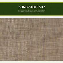 Outsuuny Garden Swing With Side Pocket, 3 Seats, Adjustable Sunshade, Load Capacity Up To 300 Kg, For Garden Or Patio, 196 X 128 X 172 Cm, Brown - Khaki - View 6