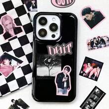 50pcs K-POP Sticker Set, Asymmetrical Shape Self-Adhesive Stickers Themed For DO IT Album Merchandise, S-K-Z Themed Collection DIY Stickers, Suitable For Phone Cases/Tablets/Books Decoration, Essential For K-Drama Fans - Multicolor - View 5
