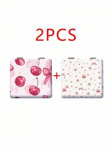 Millennium Serie tragbarer Kosmetikspiegel, faltbar, leicht, ultradünn, praktischer Handhandspiegel, lederumwickelt, geeignet für verschiedene Szenarien und alle Nutzer, faltbares Quadrat, tragbar