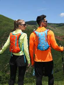 Laufrucksäcke, leichter Lauf-Hydratations-Weste Rucksack, Funktions-Laufweste für Frauen und Männer, Hydratations-Westen-Pack, Kamel-Hydratations-Westen-Rucksack, Wasser-Rucksack für Outdoor Klettern Wandern Radfahren - Verschiedenfarbig - Übersicht 2