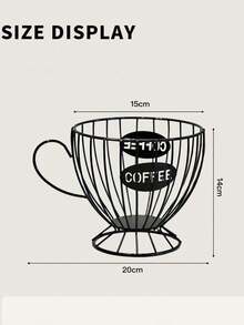 Light Luxury Snack And Candy Storage Rack For Coffee Shops, Home Use, Coffee Capsule Storage, Cup Display Stand - Multicolor - View 10