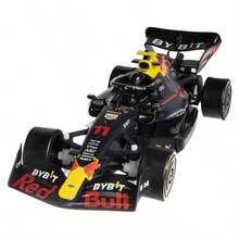 Ruz 174406 Carro de Carreras Control Remoto Vehculo de Retro - Accin Racing Escala 1: 18 de Checo Prez Velocidad 12km/h, Azul Marino - inicial - Ver 6