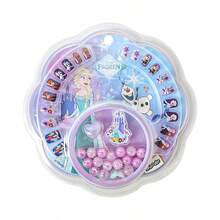 Disney Stitch & Elsa Princess Bracelet, Nail Stickers, Children's Handmade DIY Beaded Jewelry Kit, Birthday Gift, Handmade Jewelry Accessories, Commemorative Souvenirs, Party Favors - Multicolor - View 13