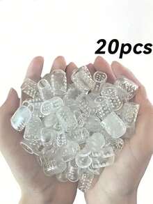 10个/20个/40个/50个/80个/100个/150个装 硅胶脚趾保护套，防摩擦脚趾帽，薄款硅胶脚趾套，脚踝保护，手指保护