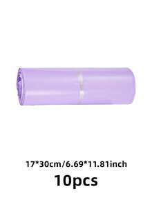 50个/10个装加厚防水纯色包装袋，简约百搭，适用于学校、办公室、返校季运输和邮寄、男士生日礼物、情人节礼盒、男士礼品盒、男士礼物、批量礼品袋、礼品袋、情人节、圣诞节礼物 - 淡紫色 - 查看 11